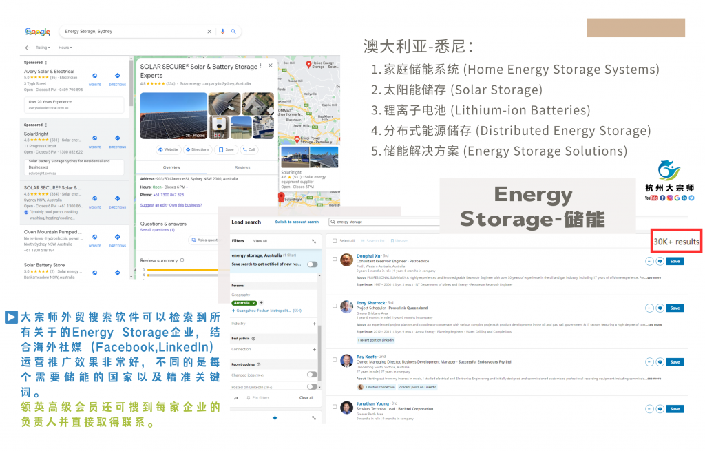 Linkedin领英推广代运营Energy Storage能源存储|澳大利亚